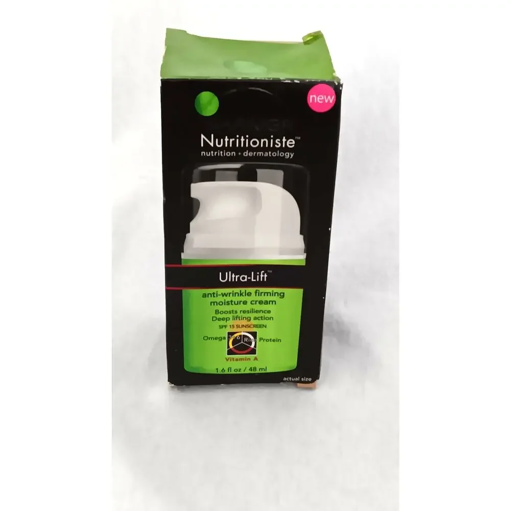 Garnier Nutrioniste Ultra Lift Anti Wrinkle Firming Moisture Cream 1.6 oz. SPF15